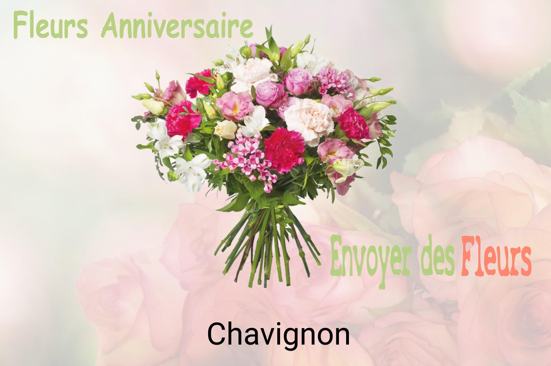 Bouquet de fleurs d’anniversaire livré à Chavignon